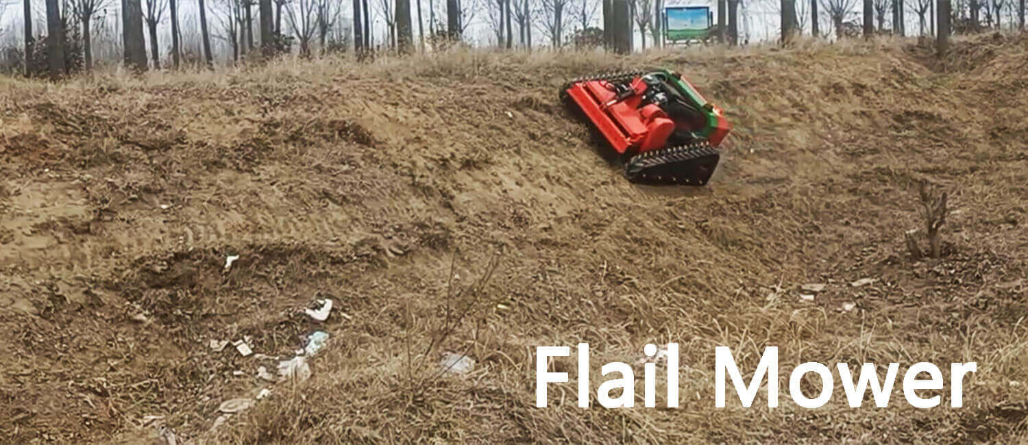 Remote control flail mower best sale for sale